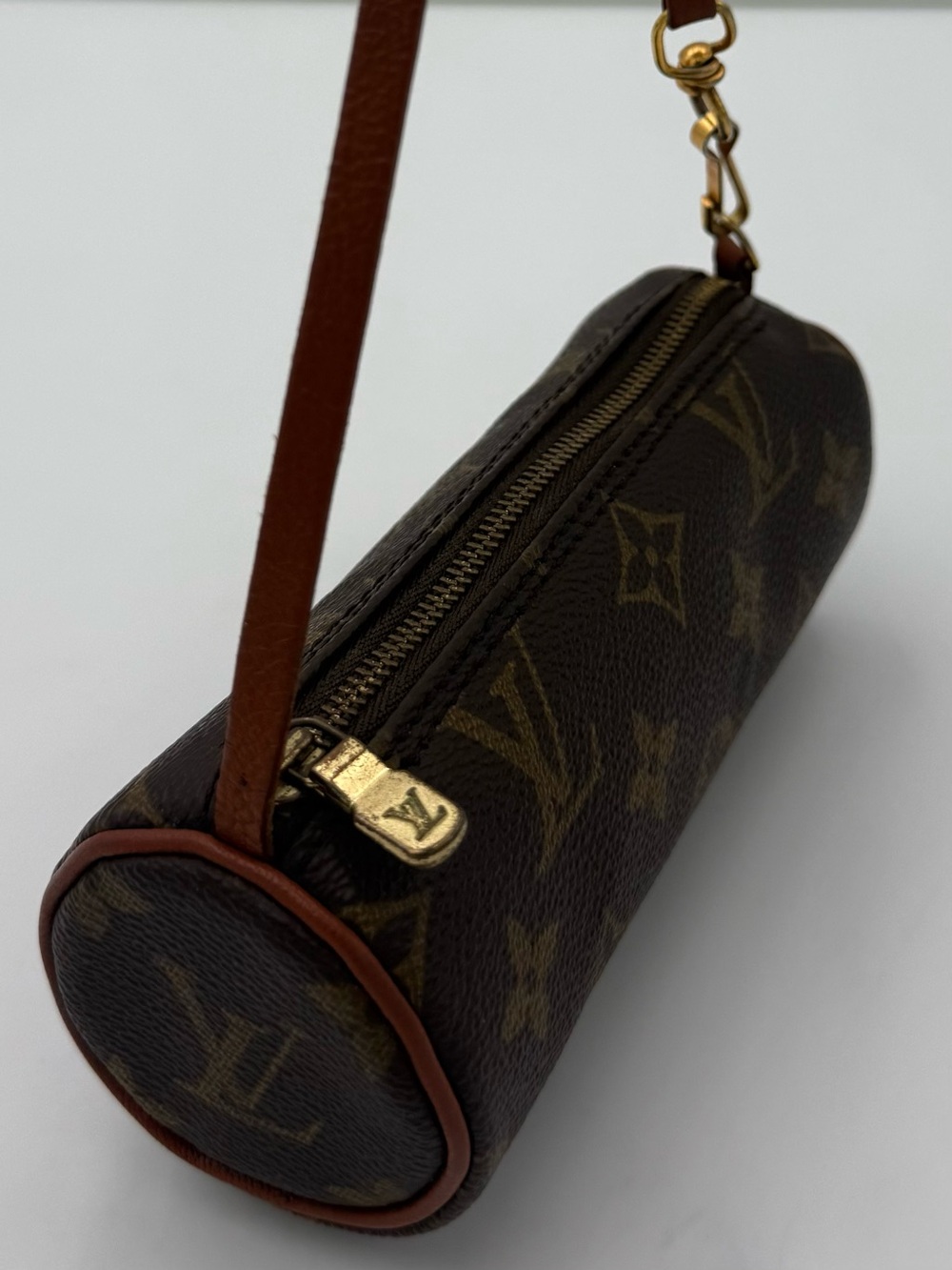 LOUIS VUITTON 1854 PARIS • Vintage MINI Nano PAPILLON 15 Bag w/ Treated Leather